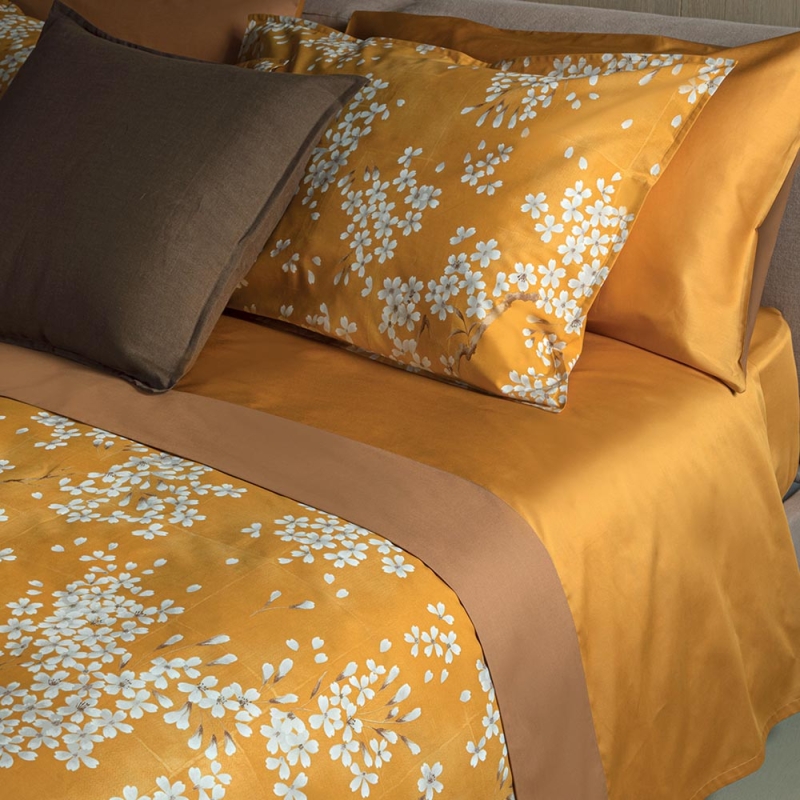 Kimono Fazzin completo letto zucca